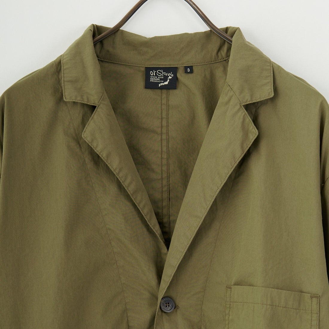 orSlow [オアスロウ] シンプルライトジャケット [01-6153] 76 A.GREEN