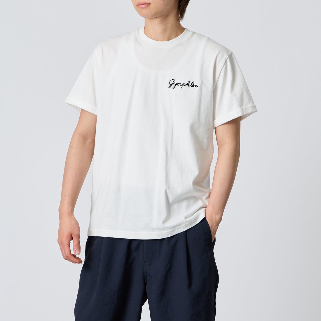 WHITE&&モデル身長：177cm 着用サイズ：L&&
