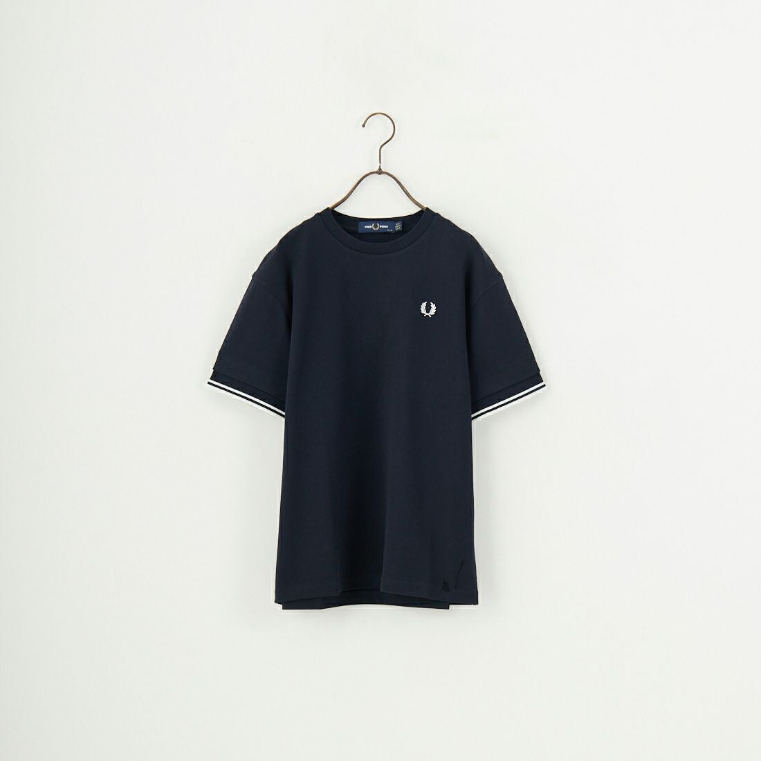 FRED PERRY [フレッドペリー] ティップライン ショートスリーブピケTシャツ [G9167] 608 NAVY