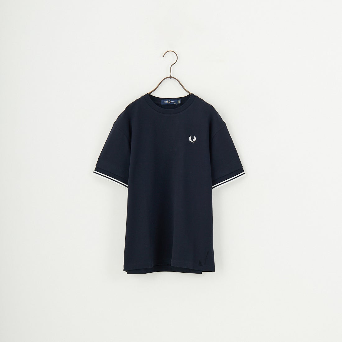 FRED PERRY [フレッドペリー] ティップライン ショートスリーブピケTシャツ [G9167] 608 NAVY