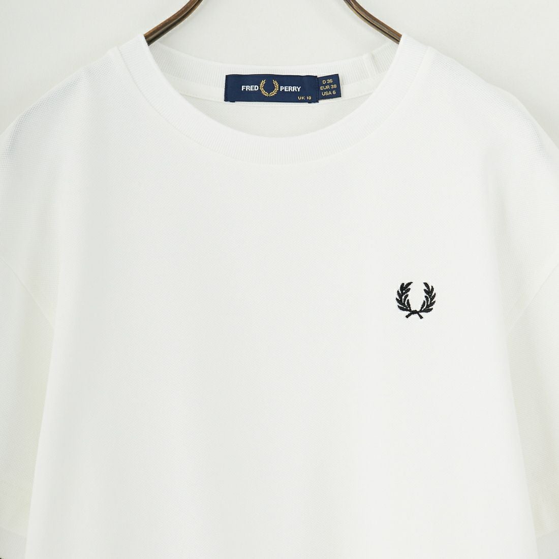 FRED PERRY [フレッドペリー] ティップライン ショートスリーブピケTシャツ [G9167] 129 SNOW W