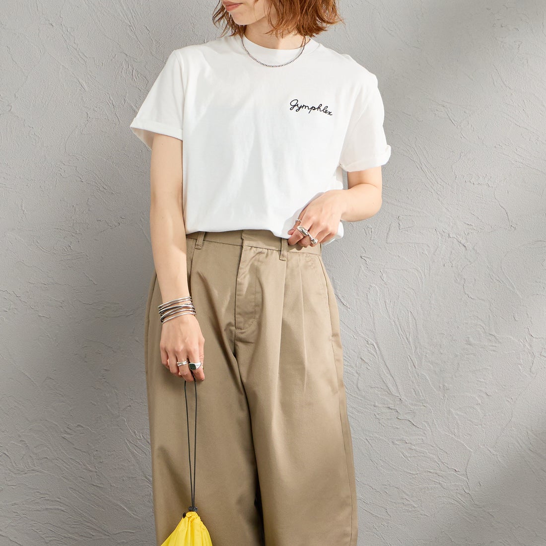 WHITE&&モデル身長：158cm 着用サイズ：14&&