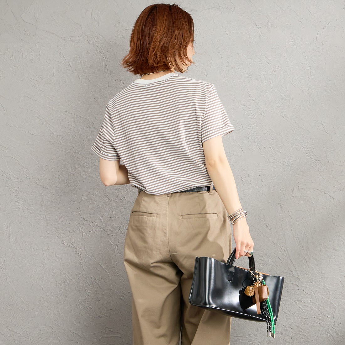 Gymphlex [ジムフレックス] ショートスリーブ ロールアップTシャツ [GY-C0446COM] WHT/TAU ST &&モデル身長：158cm 着用サイズ：14&&