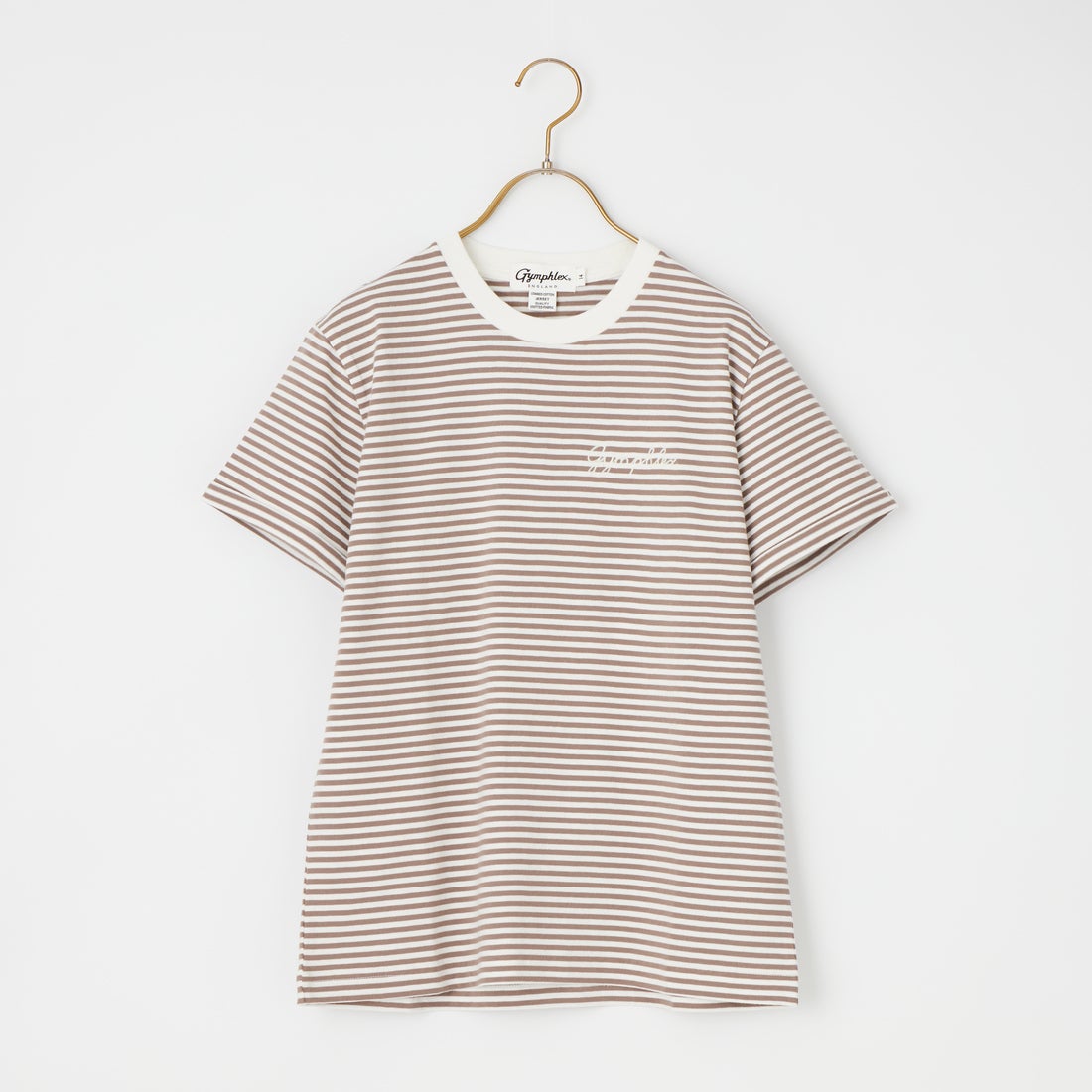 Gymphlex [ジムフレックス] ショートスリーブ ロールアップTシャツ [GY-C0446COM] WHT/TAU ST