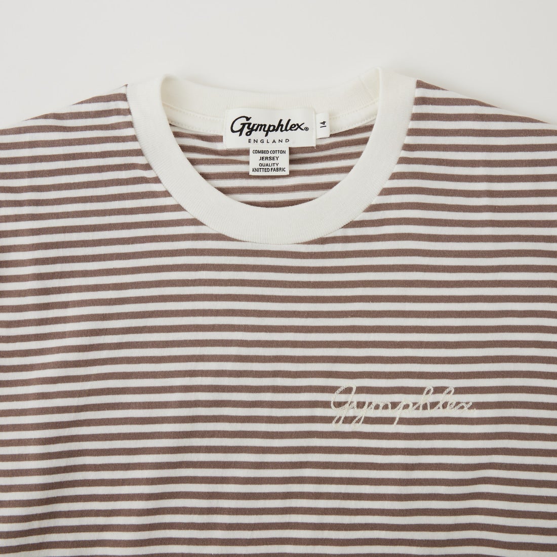 Gymphlex [ジムフレックス] ショートスリーブ ロールアップTシャツ [GY-C0446COM] WHT/TAU ST