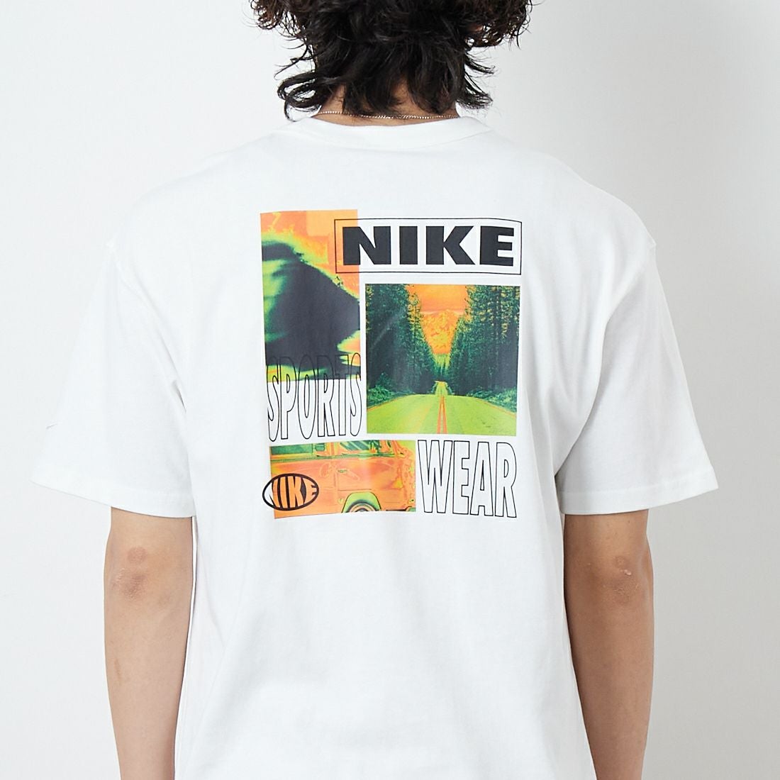 NIKE [ナイキ] プレミアム エッセンシャルTシャツ [IB7554] 100 WHITE &&モデル身長：179cm 着用サイズ：M&&