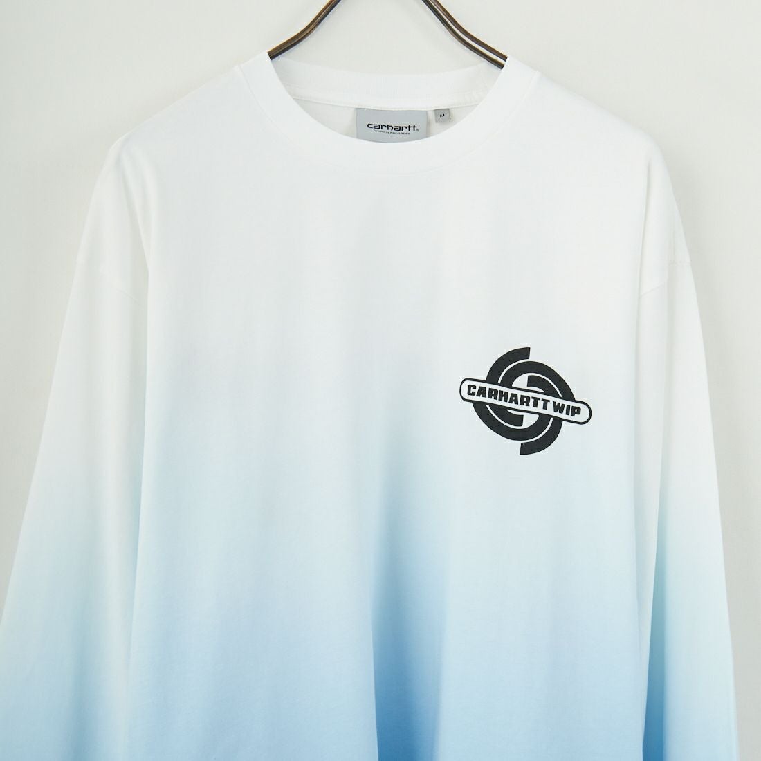 carhartt WIP [カーハートダブリューアイピー] ロングスリーブライトワークTシャツ [I034672] WHITE/BLUE