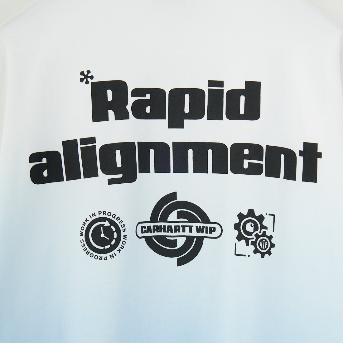 carhartt WIP [カーハートダブリューアイピー] ロングスリーブライトワークTシャツ [I034672] WHITE/BLUE