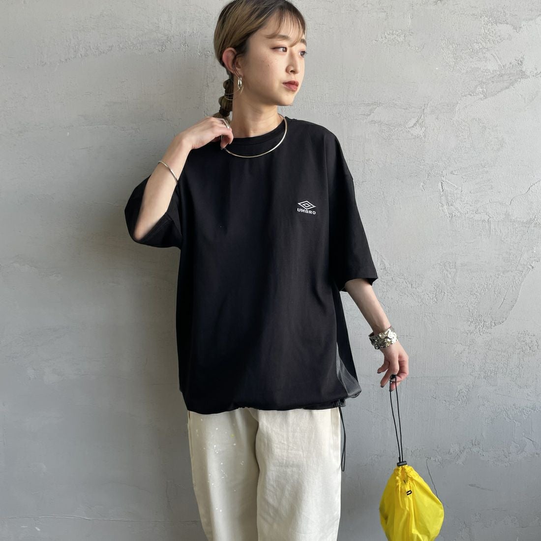 BLACK&&モデル身長：150cm 着用サイズ：S&&