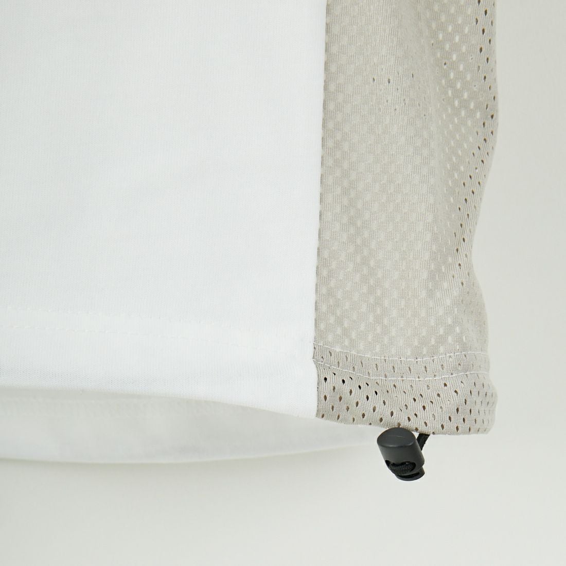 UMBRO [アンブロ] 別注 ワンポイントロゴ メッシュ切替Tシャツ [KBT101-NK-01-JF] WHITE