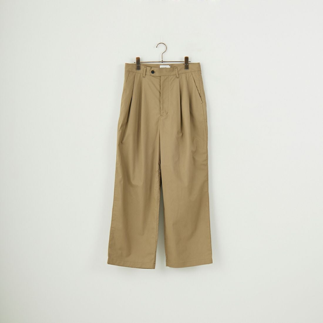 STILL BY HAND [スティルバイハンド] 別注 中太ストレートパンツ [2501JF-EX04-JF] KHAKI BEIG