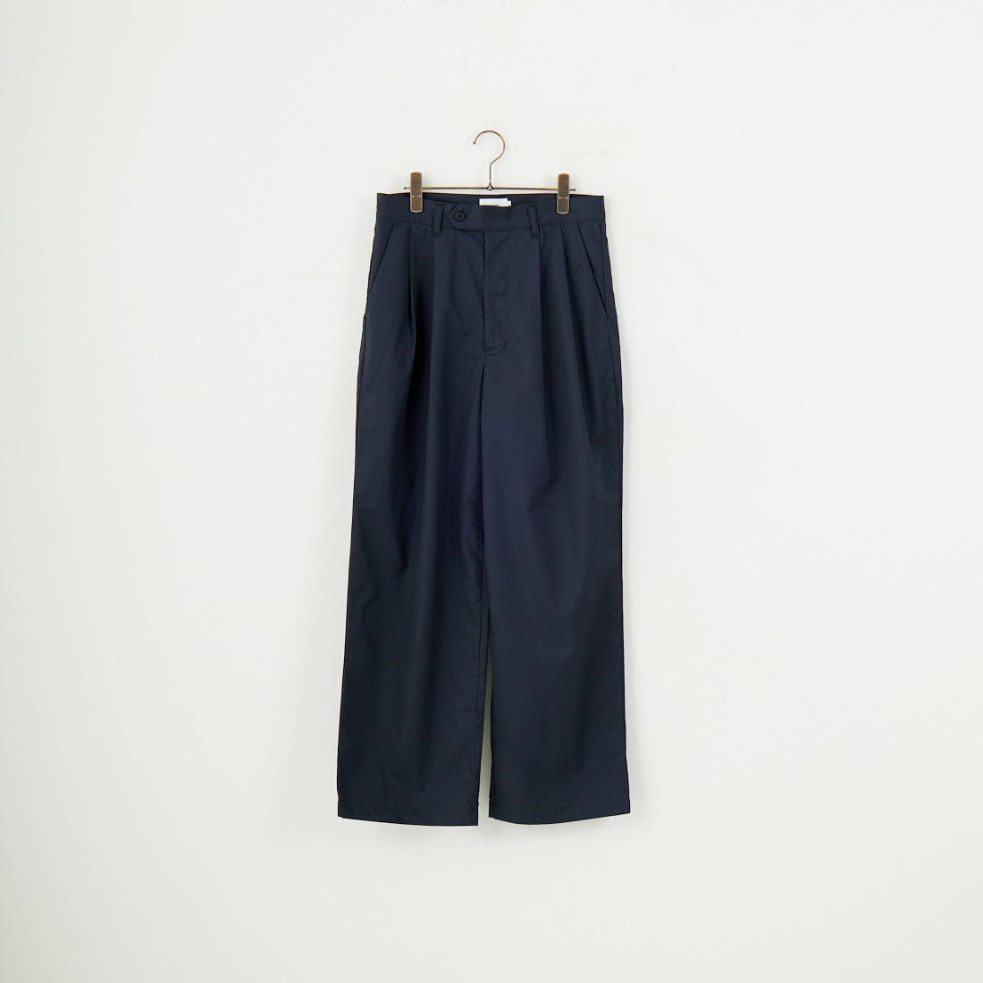STILL BY HAND [スティルバイハンド] 別注 中太ストレートパンツ [2501JF-EX04-JF] NAVY