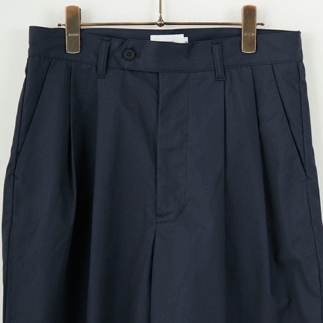 STILL BY HAND [スティルバイハンド] 別注 中太ストレートパンツ [2501JF-EX04-JF] NAVY