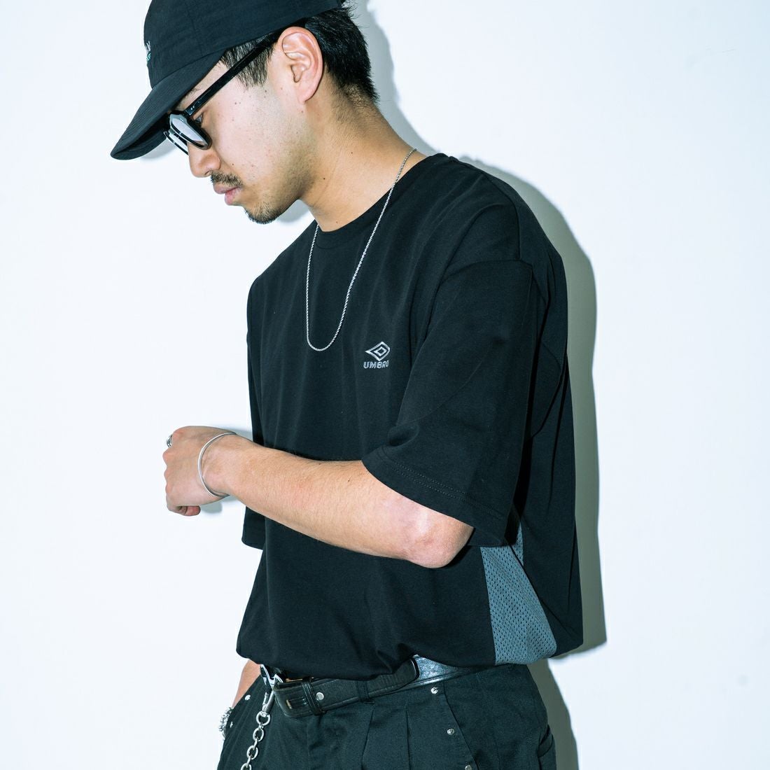 BLACK&&モデル身長：170cm 着用サイズ：L&&