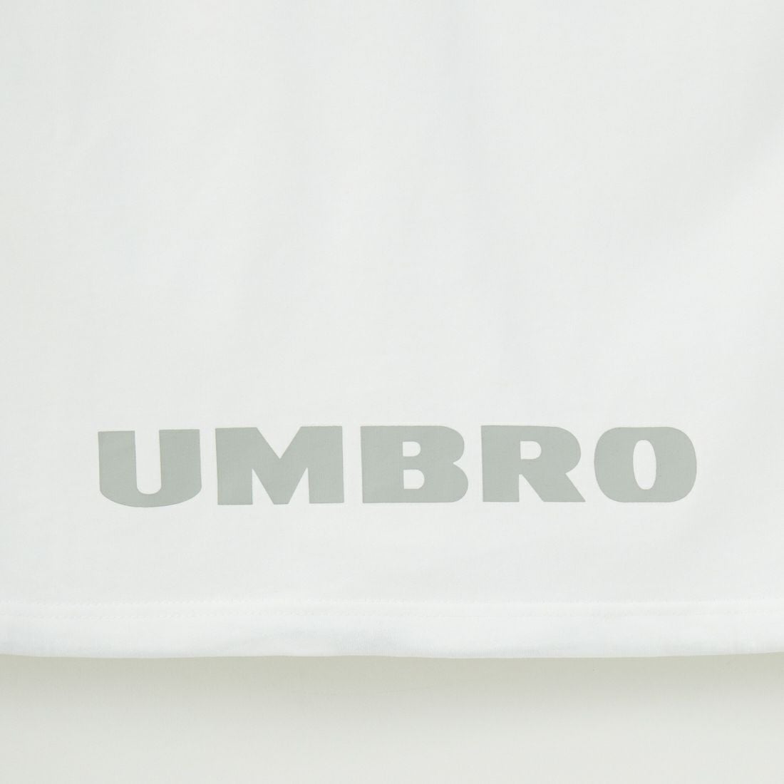 UMBRO [アンブロ] 別注 ワンポイントロゴ メッシュ切替Tシャツ [KBT101-NK-01-JF] WHITE