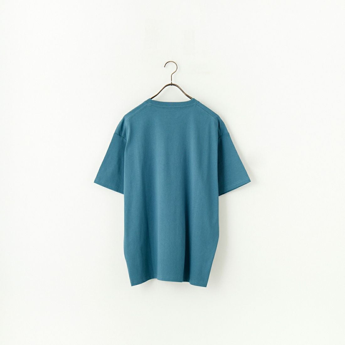 THE FOX [ザフォックス] 別注 ワンポイントロゴワッペン ポケットTシャツ [JFU25SS-11-JF] BLUE