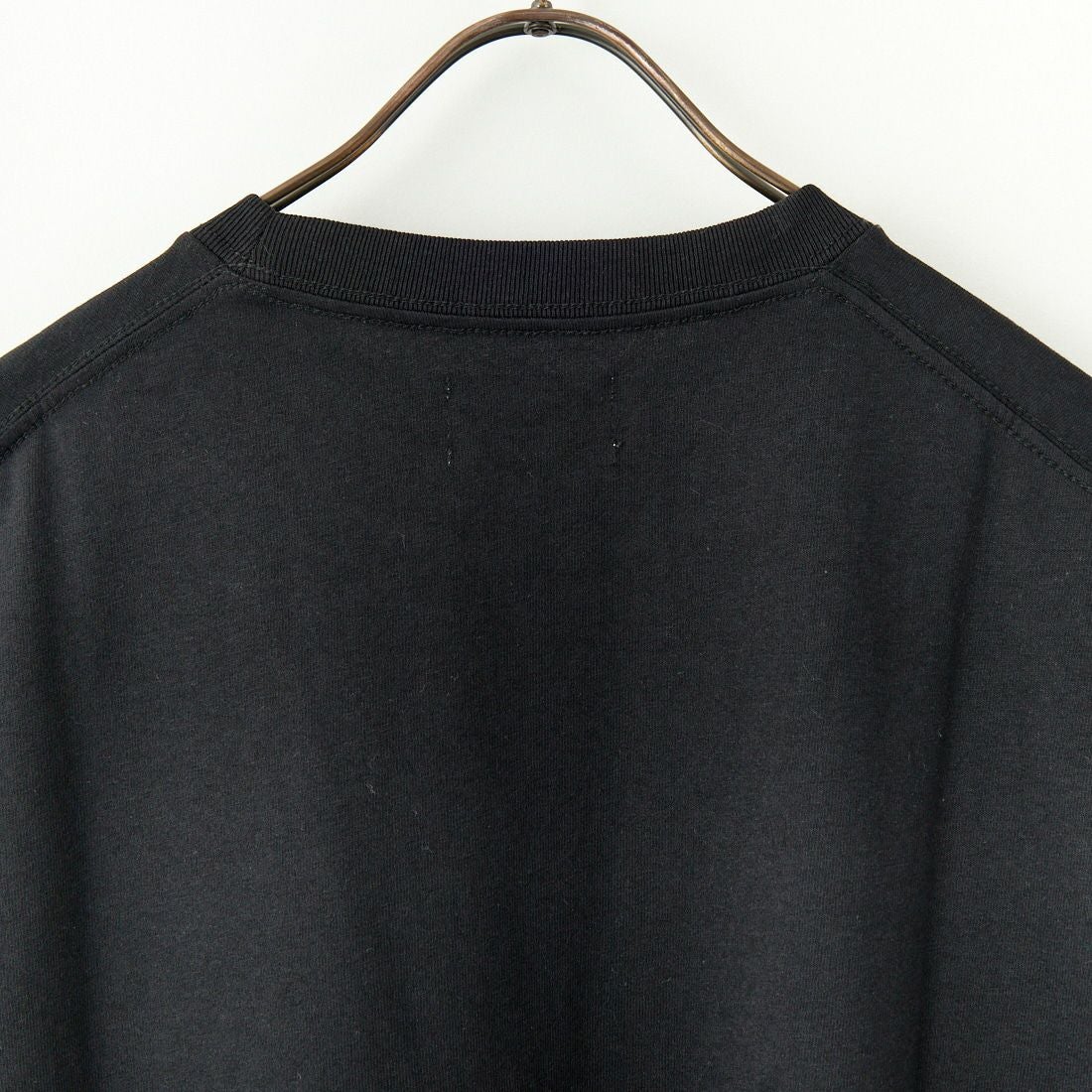 THE FOX [ザフォックス] 別注 ワンポイントロゴワッペン ポケットTシャツ [JFU25SS-11-JF] BLK