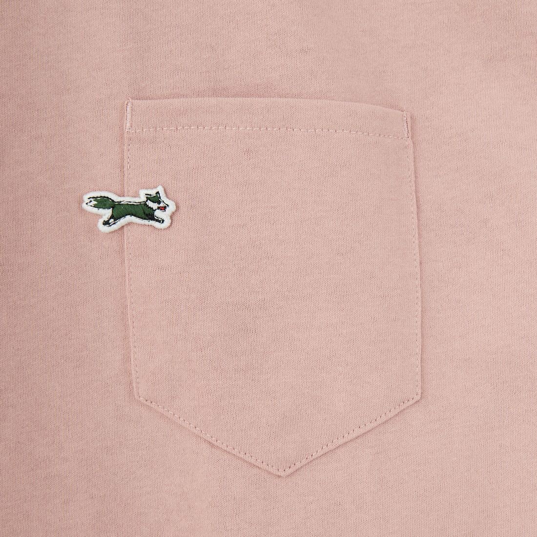 THE FOX [ザフォックス] 別注 ワンポイントロゴワッペン ポケットTシャツ [JFU25SS-11-JF] PINK
