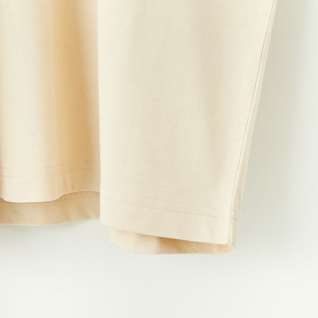 THE FOX [ザフォックス] 別注 ワンポイントロゴワッペン リンガーTシャツ [JFU25SS-10-JF] BEG/BROWN