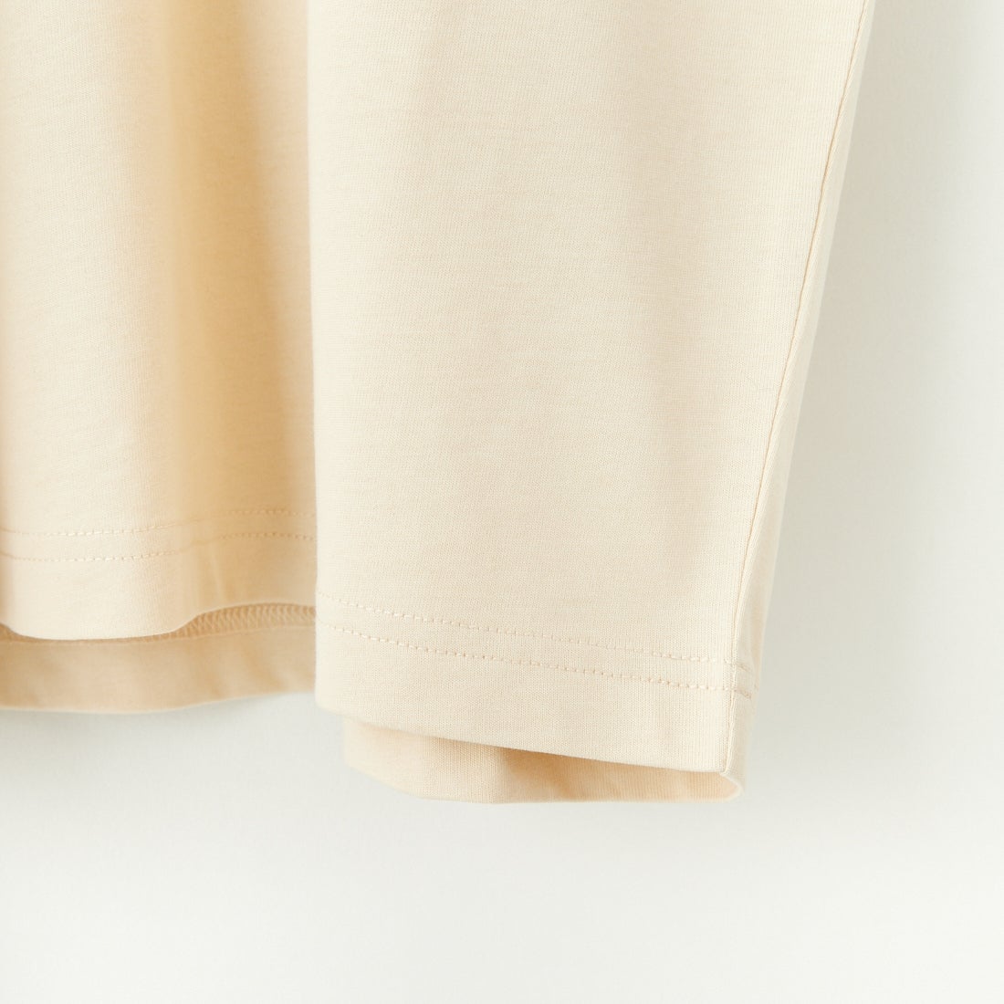 THE FOX [ザフォックス] 別注 ワンポイントロゴワッペン リンガーTシャツ [JFU25SS-10-JF] BEG/BROWN