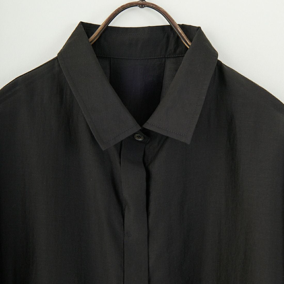 CLOCHE [クロシェ] タックスリーブシアーブラウス [51285681] ﾌﾞﾗｯｸ