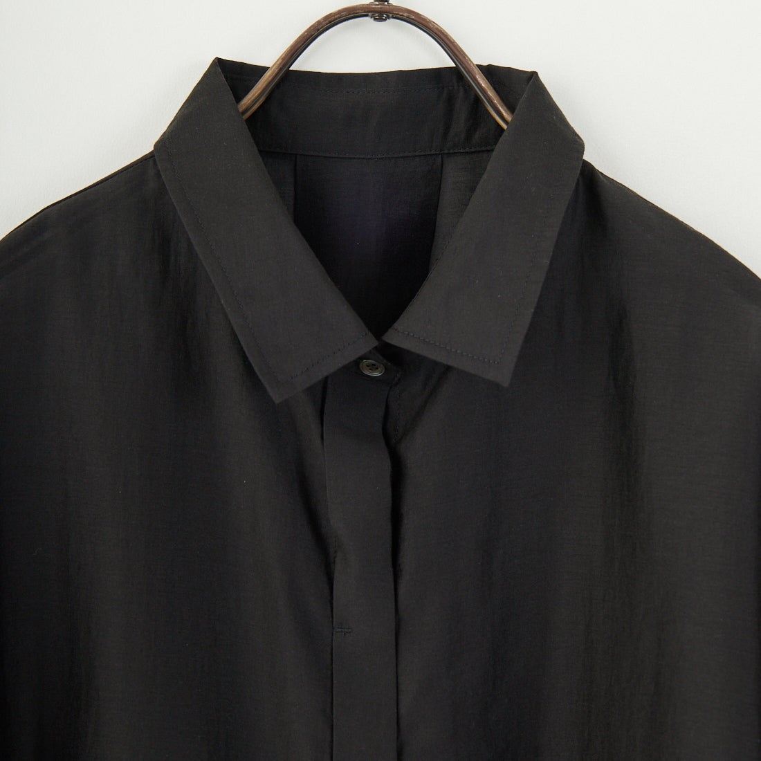 CLOCHE [クロシェ] タックスリーブシアーブラウス [51285681] ﾌﾞﾗｯｸ