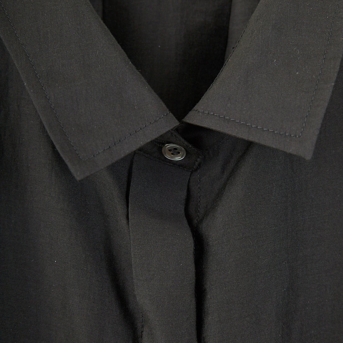 CLOCHE [クロシェ] タックスリーブシアーブラウス [51285681] ﾌﾞﾗｯｸ