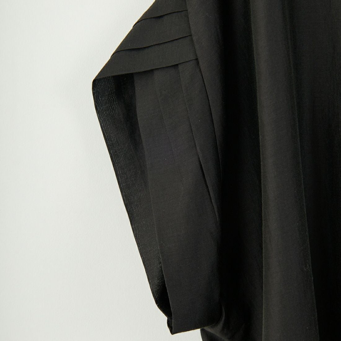 CLOCHE [クロシェ] タックスリーブシアーブラウス [51285681] ﾌﾞﾗｯｸ