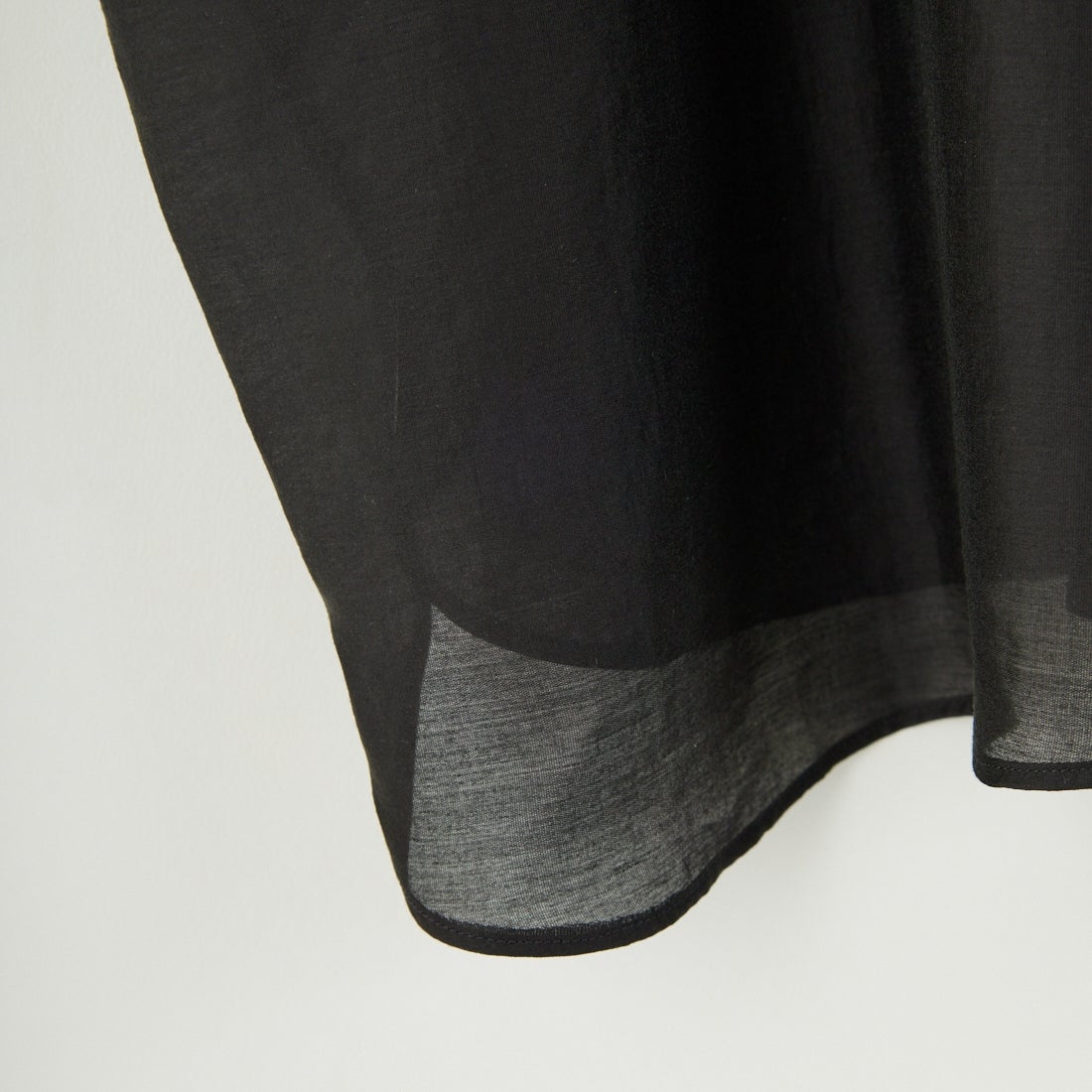 CLOCHE [クロシェ] タックスリーブシアーブラウス [51285681] ﾌﾞﾗｯｸ