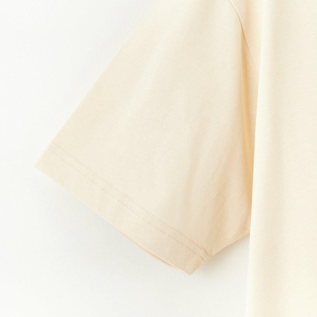 THE FOX [ザフォックス] 別注 ワンポイントロゴワッペン リンガーTシャツ [JFU25SS-10-JF] BEG/BROWN