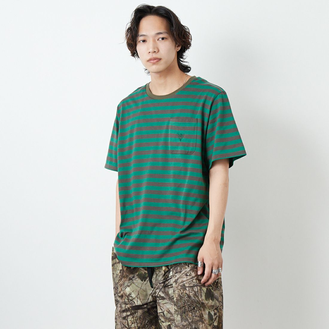 A GREEN&&モデル身長：179cm 着用サイズ：M&&