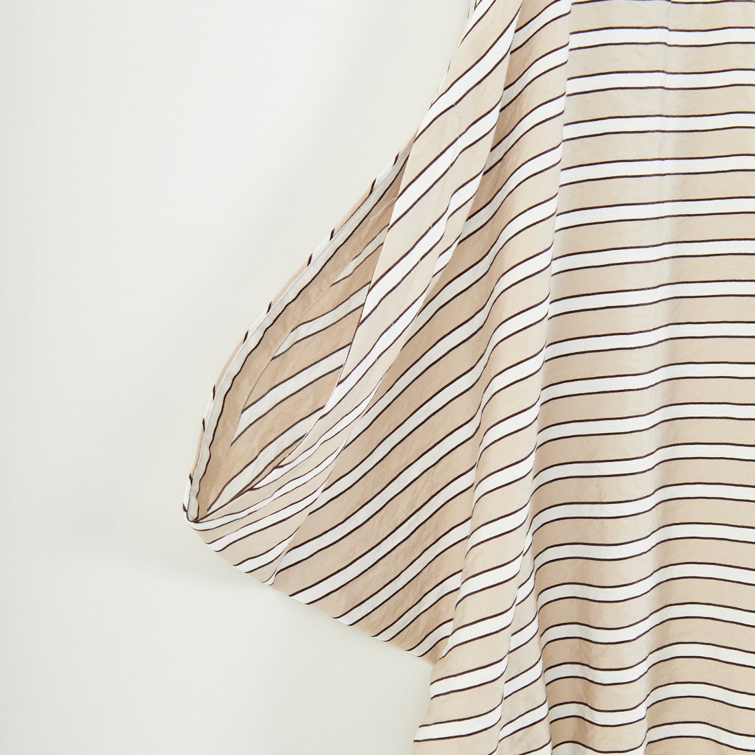 MICA&DEAL [マイカアンドディール] ボーダーボートネックブラウス [0125201103] BEIGE