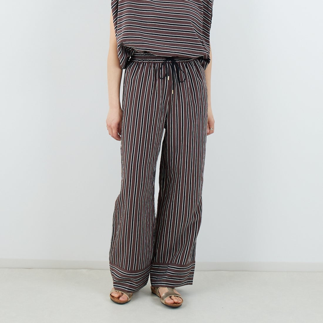 MICA&DEAL [マイカアンドディール] ストライプパンツ [0125203104]