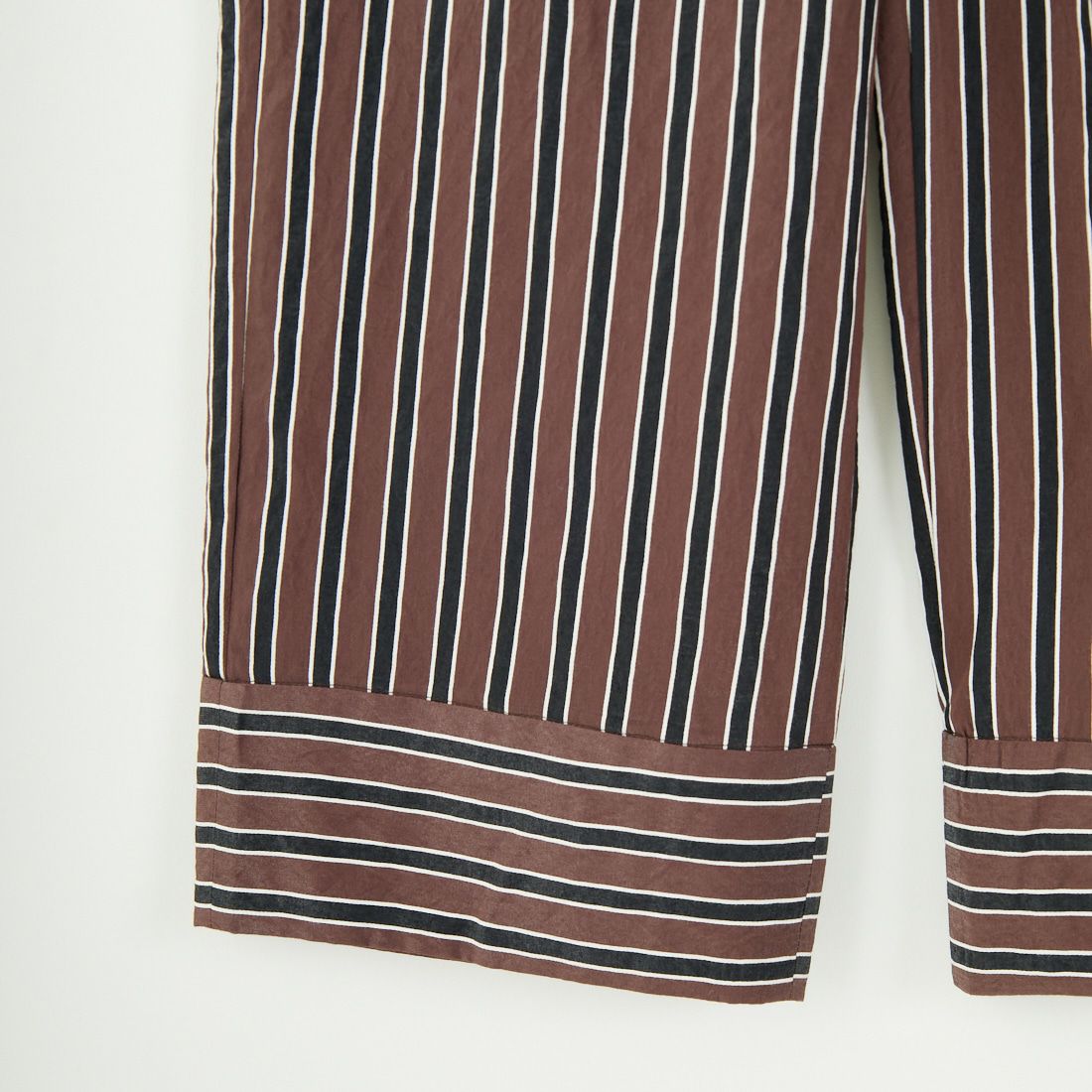MICA&DEAL [マイカアンドディール] ストライプパンツ [0125203104] BROWN