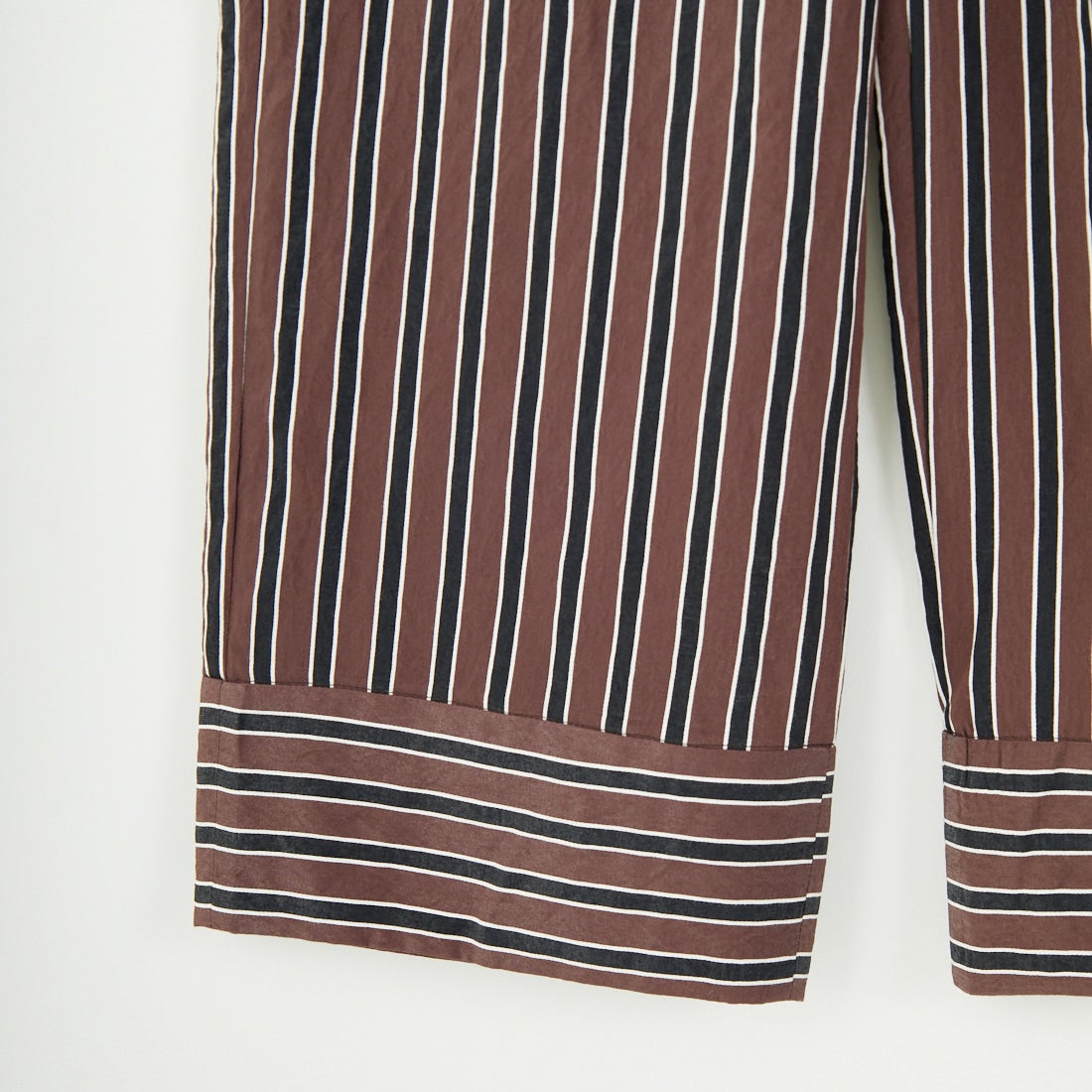 MICA&DEAL [マイカアンドディール] ストライプパンツ [0125203104] BROWN