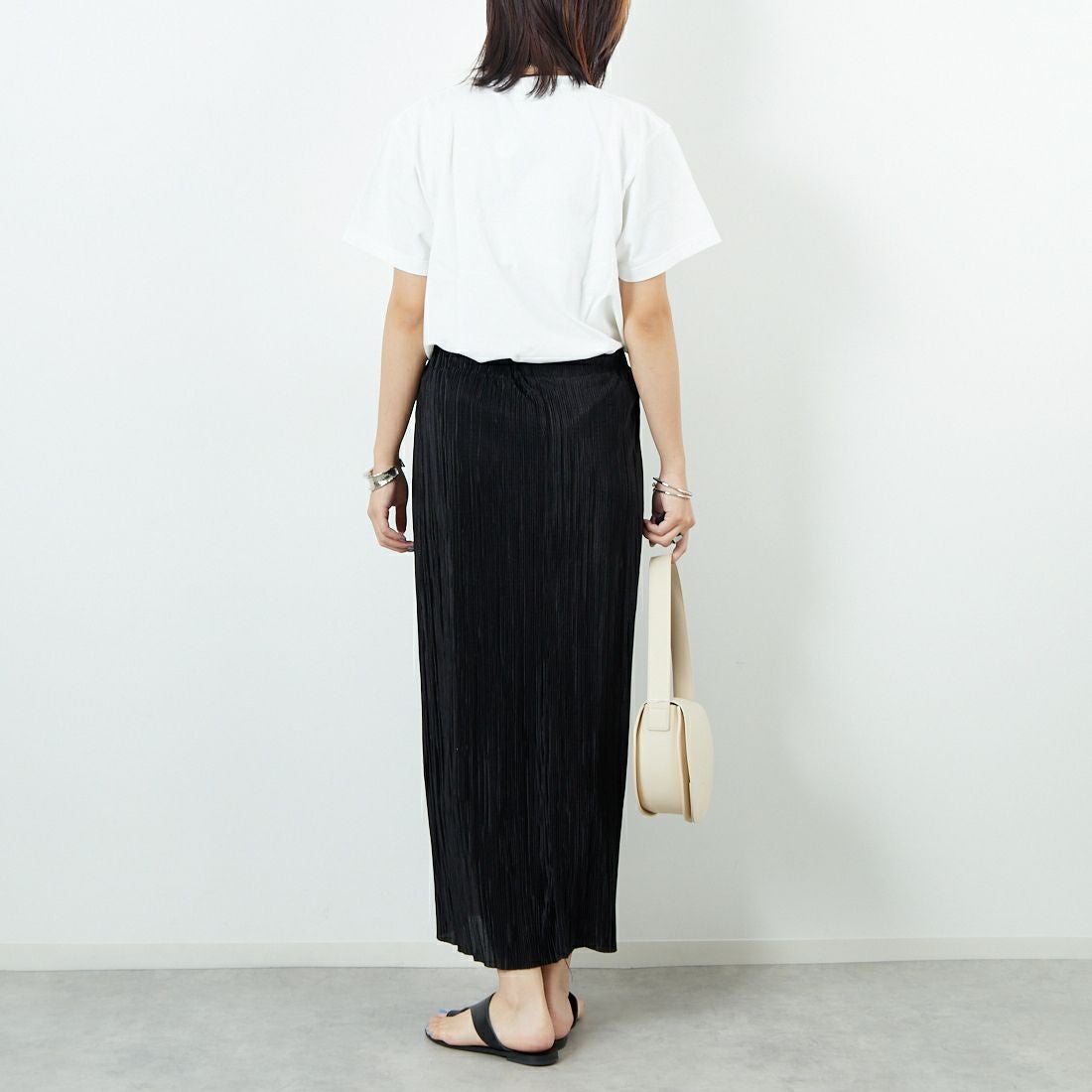 WORN FREE [ウォーン フリー] ブロンディTシャツ LAMF [WFR-VTG-000020] 01 WHITE &&モデル身長：167cm 着用サイズ：S&&