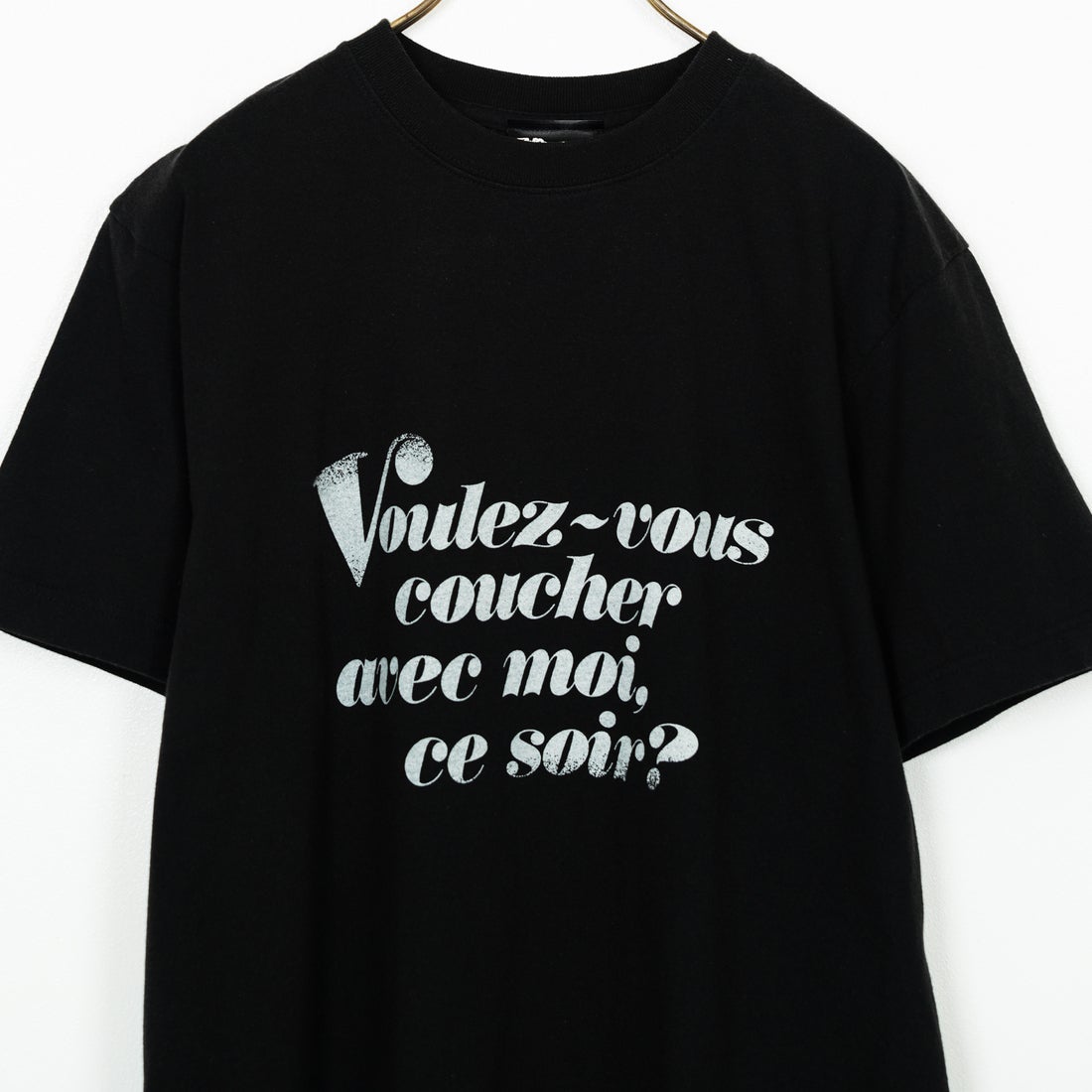 WORN FREE [ウォーン フリー] ヨーコ・オノ Tシャツ VOULEZ-VOUS [WFR-VTG-000011] 09 BLACK