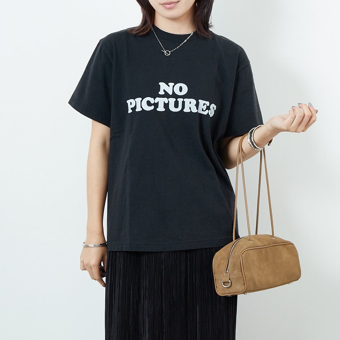 09 BLACK&&モデル身長：167cm 着用サイズ：S&&