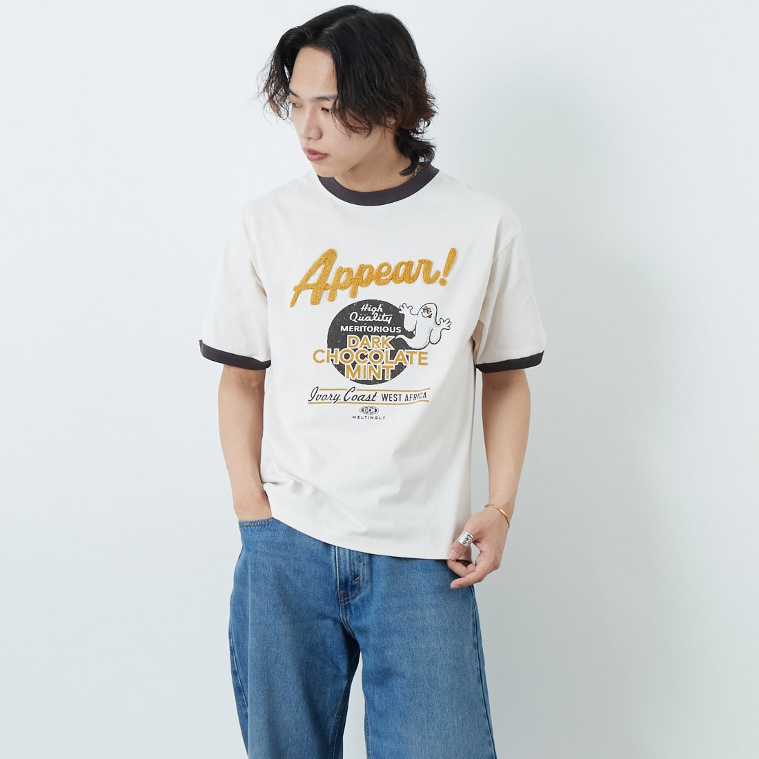 80 CH BEER&&モデル身長：179cm 着用サイズ：M&&