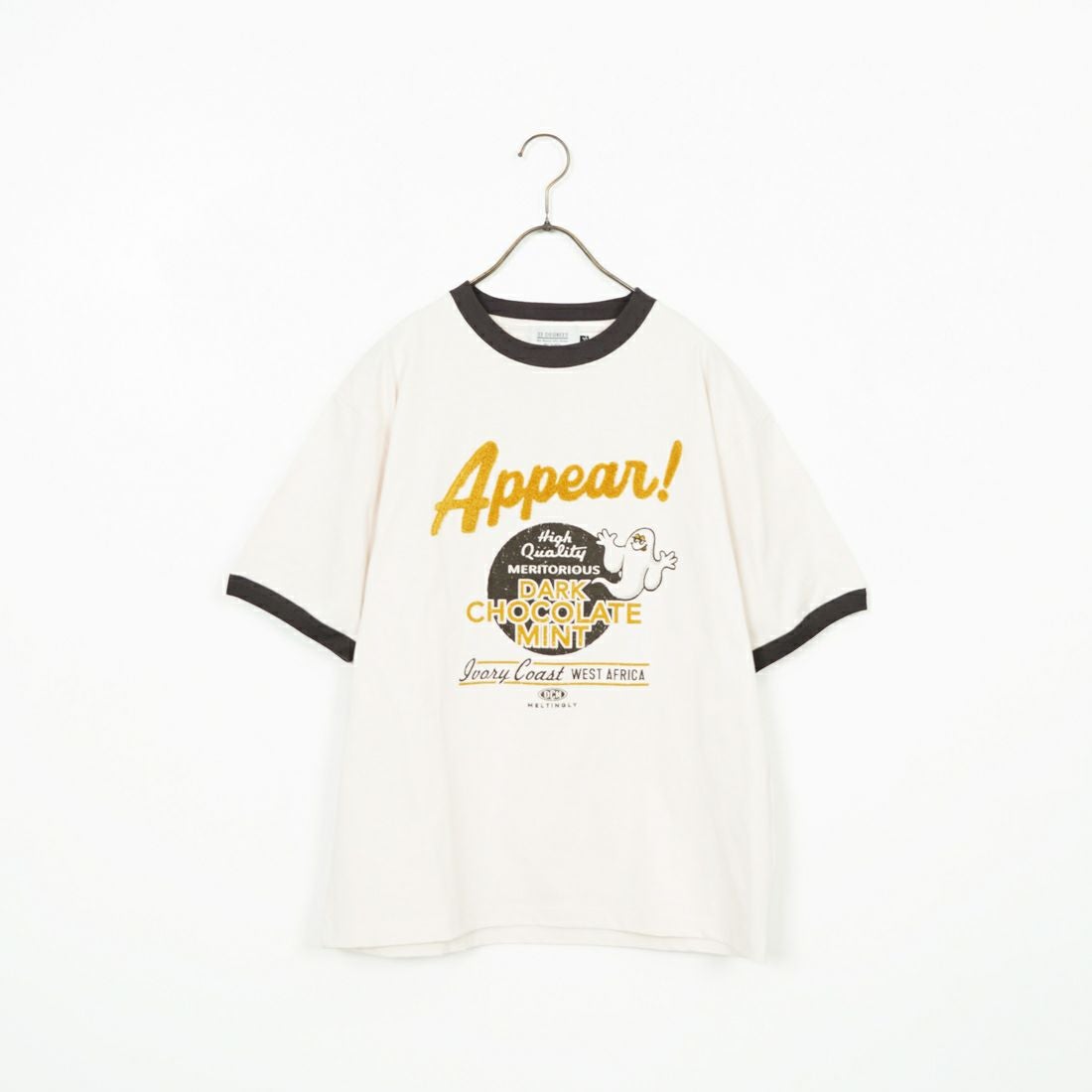 33Degrees [サーティスリーディグリーズ] 刺繍リンガーTシャツ [TDR-252-020] 80 CH BEER