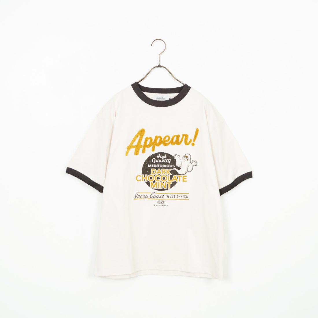 33Degrees [サーティスリーディグリーズ] 刺繍リンガーTシャツ [TDR-252-020] 80 CH BEER