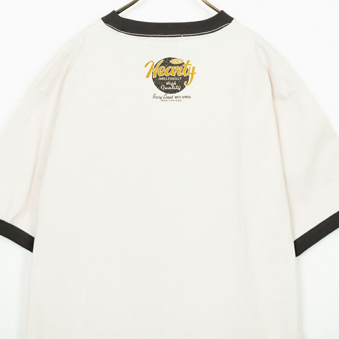 33Degrees [サーティスリーディグリーズ] 刺繍リンガーTシャツ [TDR-252-020] 80 CH BEER