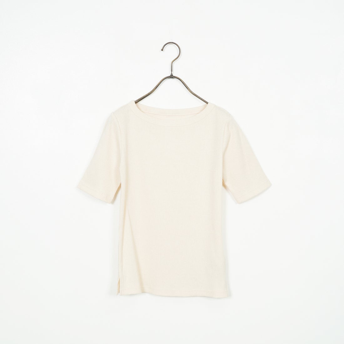 Jeans Factory Clothes [ジーンズファクトリークローズ] ミックスラメ テレコTシャツ [21255055] 031 ｵﾌ