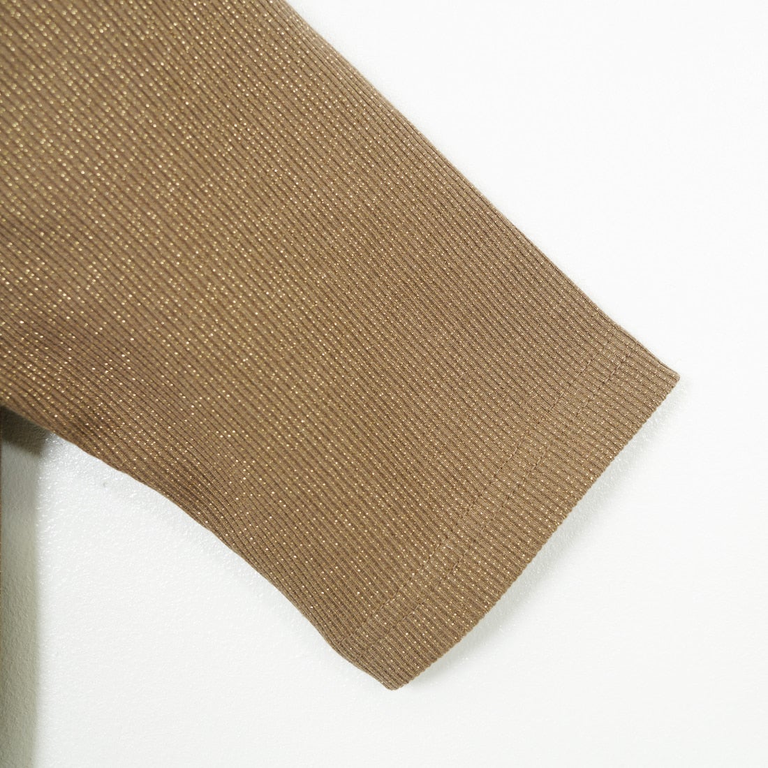 Jeans Factory Clothes [ジーンズファクトリークローズ] ミックスラメ テレコTシャツ [21255055] 035 ﾓｶ