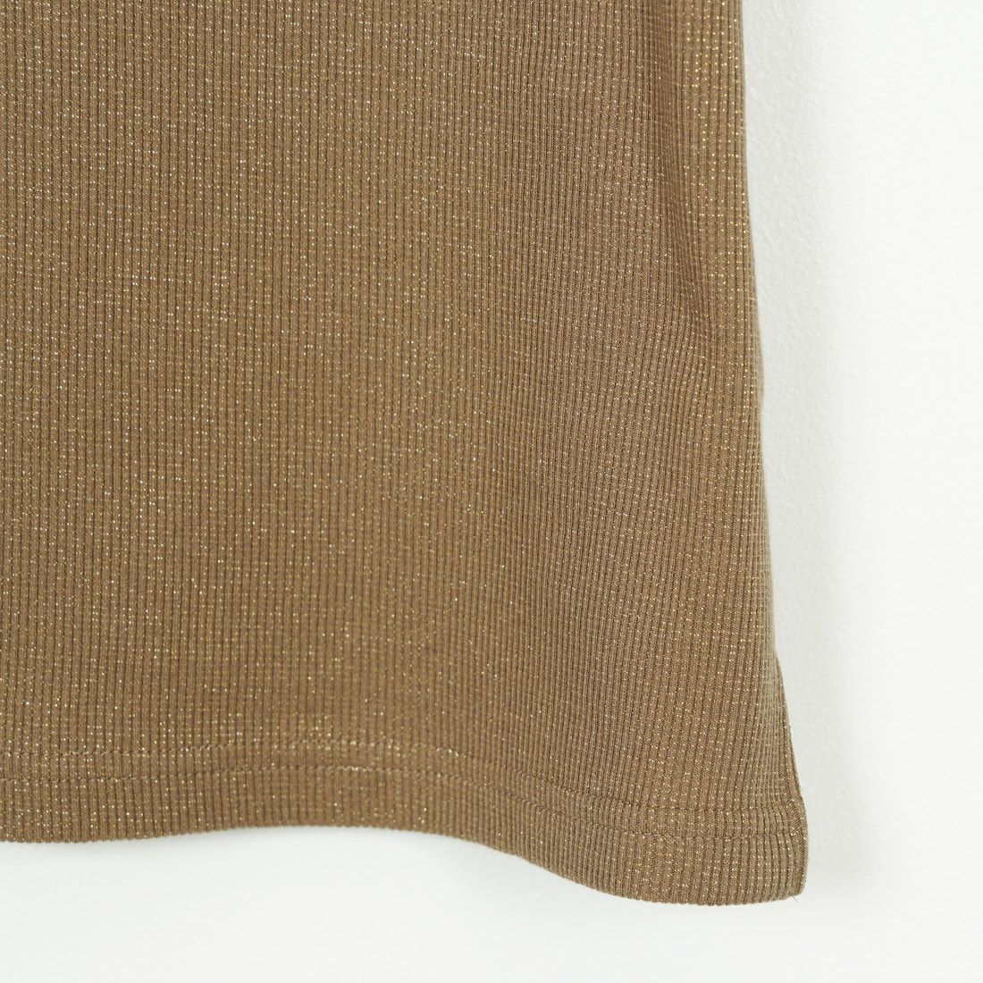 Jeans Factory Clothes [ジーンズファクトリークローズ] ミックスラメ テレコTシャツ [21255055] 035 ﾓｶ