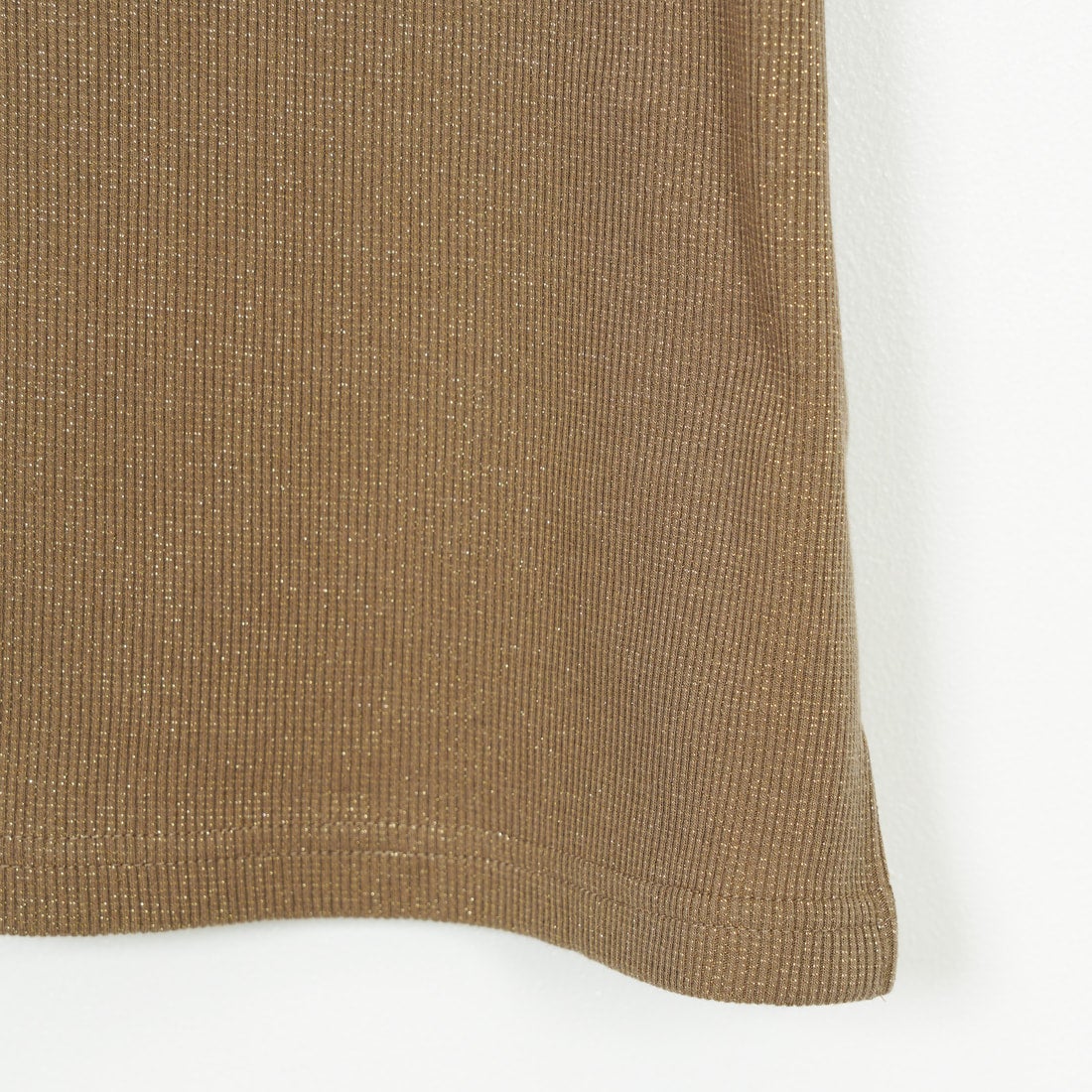 Jeans Factory Clothes [ジーンズファクトリークローズ] ミックスラメ テレコTシャツ [21255055] 035 ﾓｶ