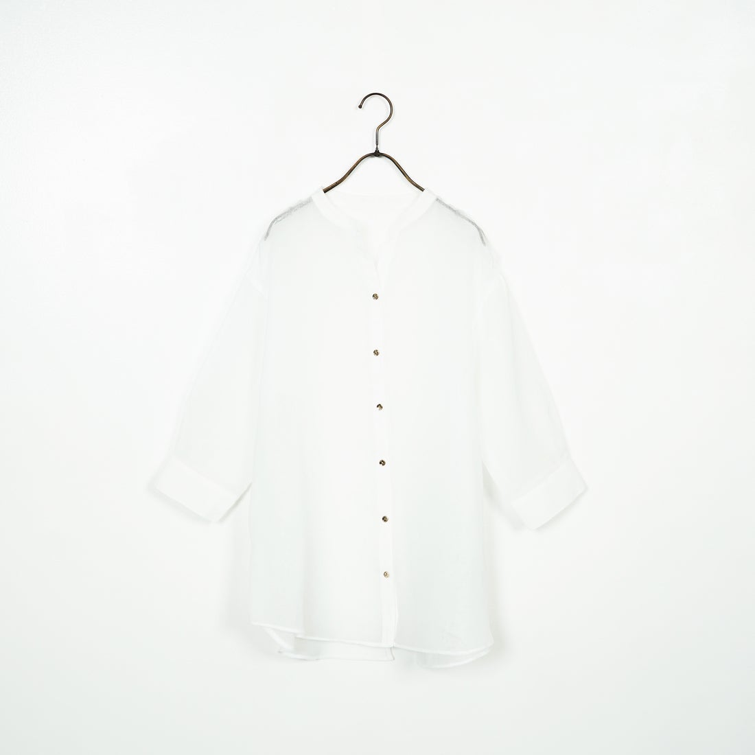 Jf Ready Made [ジェイエフレディメイド] シアーリネンライクブラウス [755111] 01 ﾎﾜｲﾄ