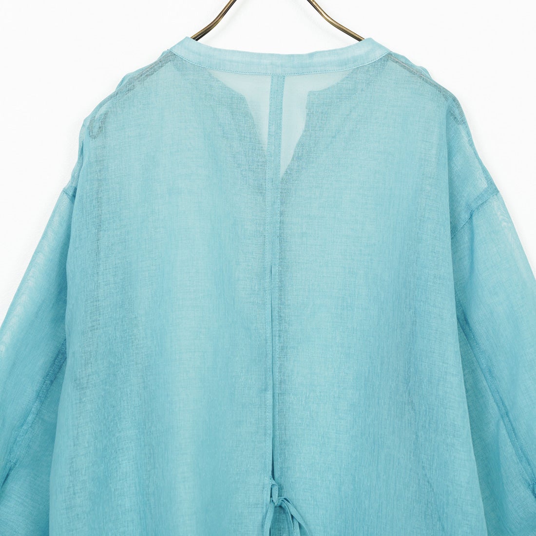 Jf Ready Made [ジェイエフレディメイド] シアーリネンライクブラウス [755111] 86 Lﾌﾞﾙｰ