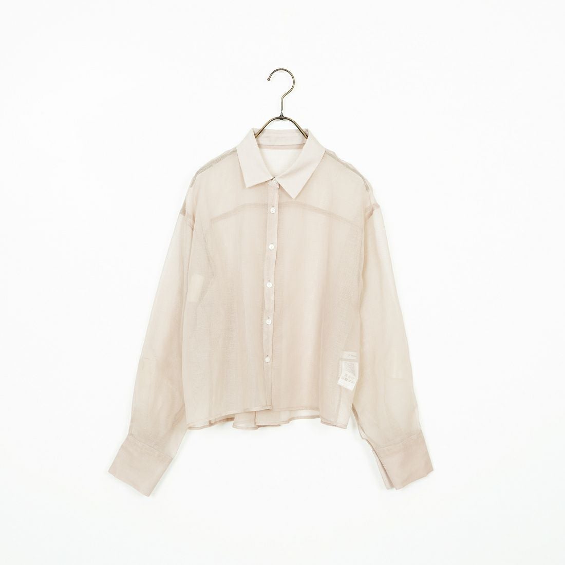 Jf Ready Made [ジェイエフレディメイド] シアーリネンライクブラウス [755110] 36 Lﾍﾞｰｼﾞｭ