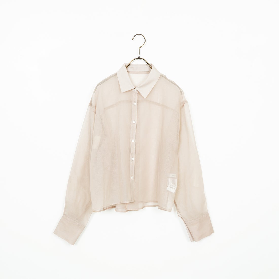 Jf Ready Made [ジェイエフレディメイド] シアーリネンライクブラウス [755110] 36 Lﾍﾞｰｼﾞｭ